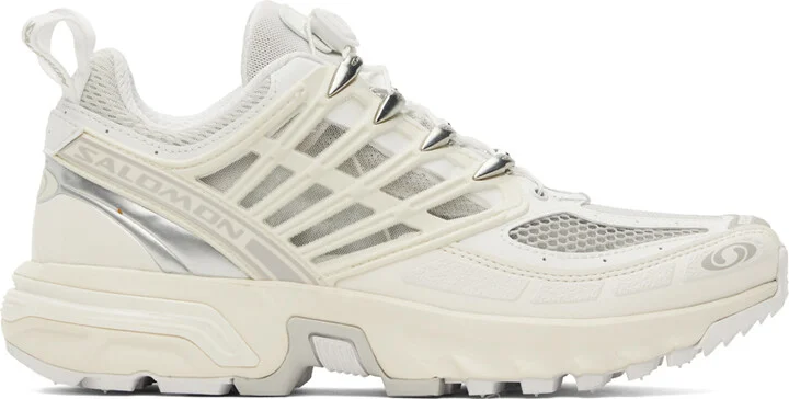 Salomon White & Silver ACS Pro Sneakers