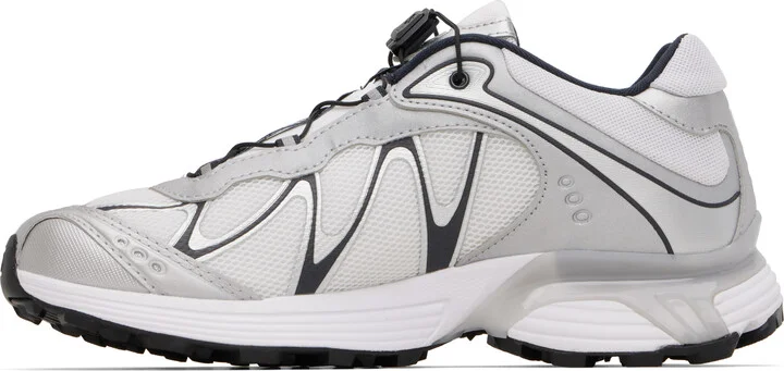 Salomon White & Silver XT-Whisper Sneakers - Image 3