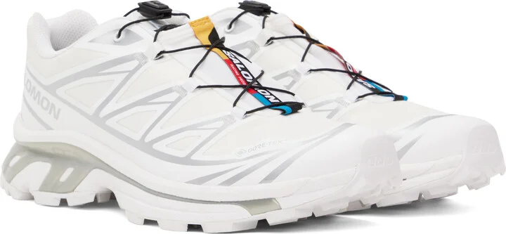 Salomon White XT-6 GORE-TEX Sneakers - Image 4