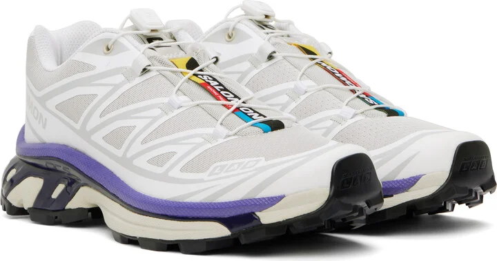 Salomon White XT-6 Sneakers - Image 4