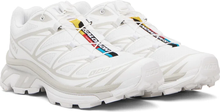 Salomon White XT-6 Sneakers - Image 4