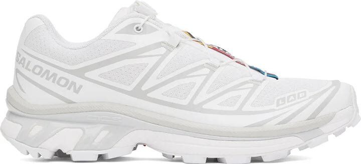 Salomon White XT-6 Sneakers