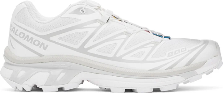 Salomon White XT-6 Sneakers