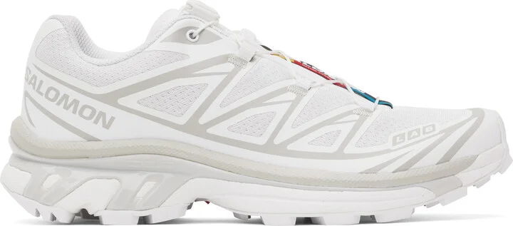 Salomon White XT-6 Sneakers