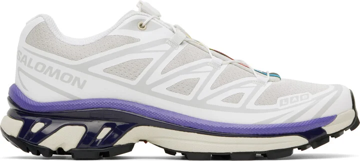 Salomon White XT-6 Sneakers