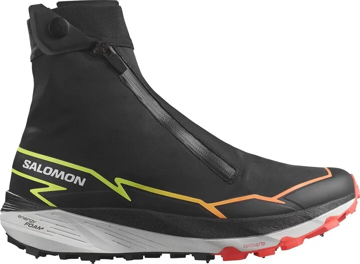 Black/Fiery Coral/Safety Yellow
