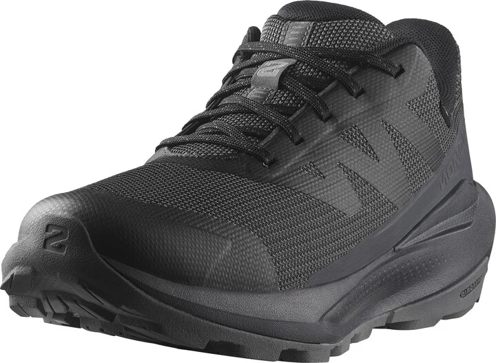 Salomon Women’s Elixir Tour Waterproof Winter Low Hiking Shoe - Black/Asphalt/Castlerock - 7.5