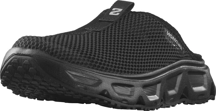 Salomon Women’s Reelax Slide 6.0 Slip-On Recovery Shoes - Black/Black/Alloy - 7