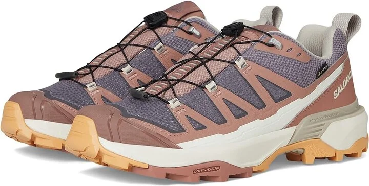 Salomon X Ultra 360 Edge GTX(r) Women's Running Shoes Excalibur/Burlwood/Silver Cloud : 8.5 B - Medium, Synthetic