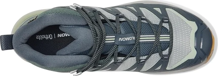 Salomon X Ultra 360 Edge Mid GTX(r) Men's Running Shoes Gray Violet/Turbulence/Sea Foam : 12.5 D - Medium, Rubber - Image 2