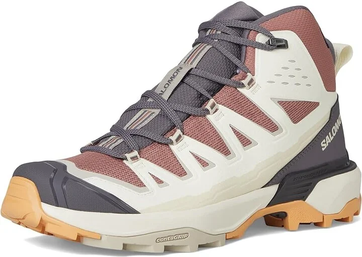 Salomon X Ultra 360 Edge Mid GTX(r) Women's Running Shoes Burlwood/Vanilla Ice/Excalibur : 8 B - Medium, Synthetic - Image 5