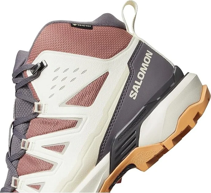 Salomon X Ultra 360 Edge Mid GTX(r) Women's Running Shoes Burlwood/Vanilla Ice/Excalibur : 8 B - Medium, Synthetic - Image 7
