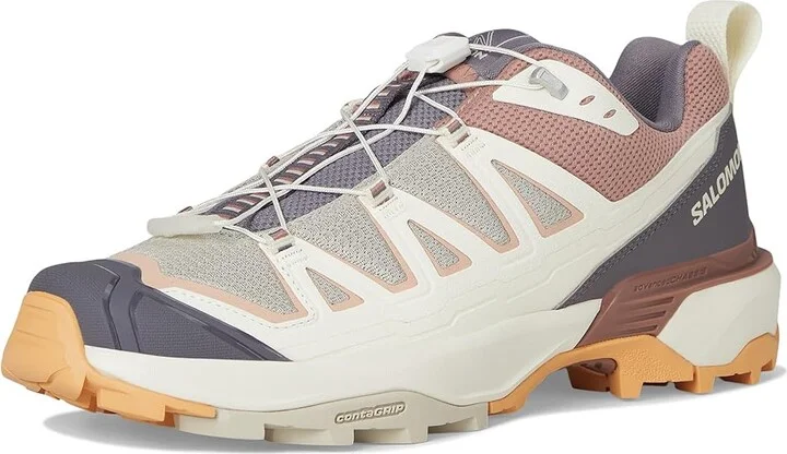 Salomon X Ultra 360 Edge Women's Shoes Silver Cloud/Vanilla Ice/Burlwood : 10.5 B - Medium, Synthetic - Image 5