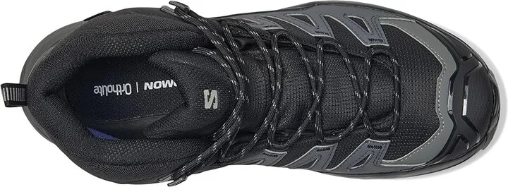 Salomon X Ultra 360 Mid GTX(r) Men's Running Shoes Black/Magnet/Pewter : 10.5 D - Medium - Image 2