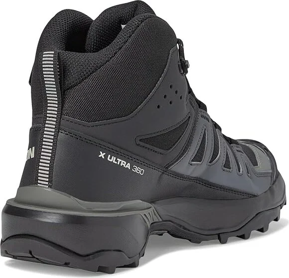 Salomon X Ultra 360 Mid GTX(r) Men's Running Shoes Black/Magnet/Pewter : 10.5 D - Medium - Image 4
