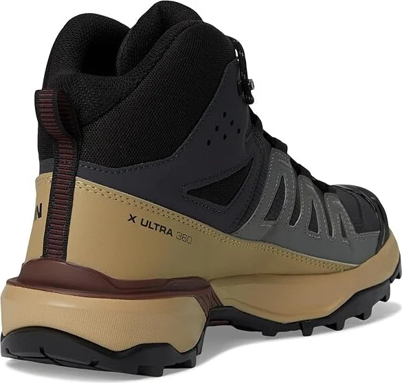 Salomon X Ultra 360 Mid GTX(r) Men's Running Shoes Phantom/Desert Tan/Rum Raisin : 13 D - Medium - Image 4