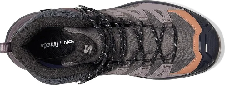 Salomon X Ultra 360 Mid GTX(r) Women's Running Shoes Plum Kitten/Phantom/Cork : 6.5 B - Medium, Rubber - Image 2