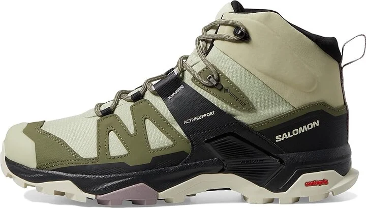Salomon X Ultra 4 Mid GTX(r) Women's Shoes Alfalfa : 10 B - Medium, Textile/Synthetic/Leather - Image 6