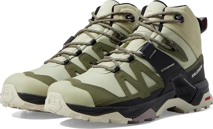 Salomon X Ultra 4 Mid GTX(r) Women's Shoes Alfalfa : 10 B - Medium, Textile/Synthetic/Leather