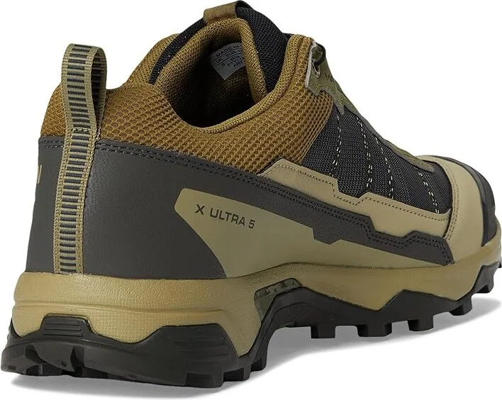 Salomon X Ultra 5 GTX(r) Men's Running Shoes Martini Olive/Gray Green/Blue Nights : 11 D - Medium, Synthetic - Image 4