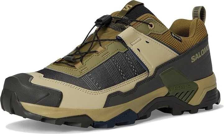 Salomon X Ultra 5 GTX(r) Men's Running Shoes Martini Olive/Gray Green/Blue Nights : 11 D - Medium, Synthetic - Image 5