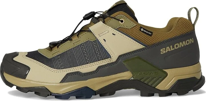Salomon X Ultra 5 GTX(r) Men's Running Shoes Martini Olive/Gray Green/Blue Nights : 11 D - Medium, Synthetic - Image 6