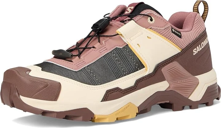 Salomon X Ultra 5 GTX(r) Women's Running Shoes Burlwood/French Roast/Rattan : 9 B - Medium, Synthetic - Image 5