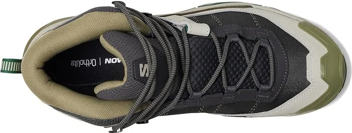Salomon X Ultra 5 Mid GTX(r) Men's Running Shoes Asphalt/Aloe/Eden : 9 D - Medium, Leather - Image 2