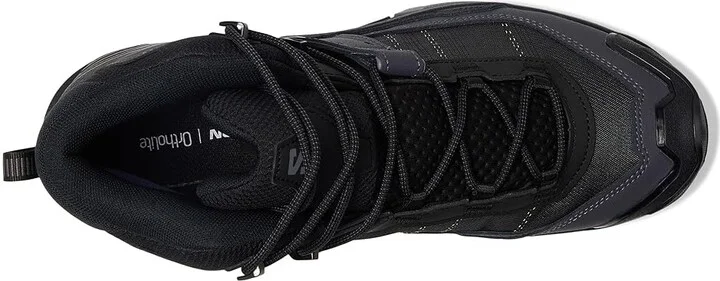 Salomon X Ultra 5 Mid GTX(r) Men's Running Shoes Black/Asphalt/Castlerock : 11 D - Medium, Leather - Image 2