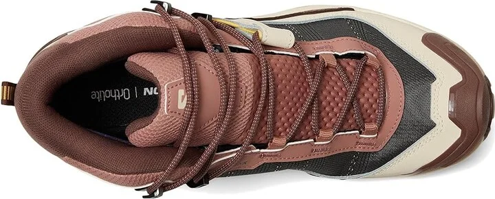 Salomon X Ultra 5 Mid GTX(r) Women's Running Shoes Burlwood/French Roast/Rattan : 6 B - Medium, Synthetic - Image 2