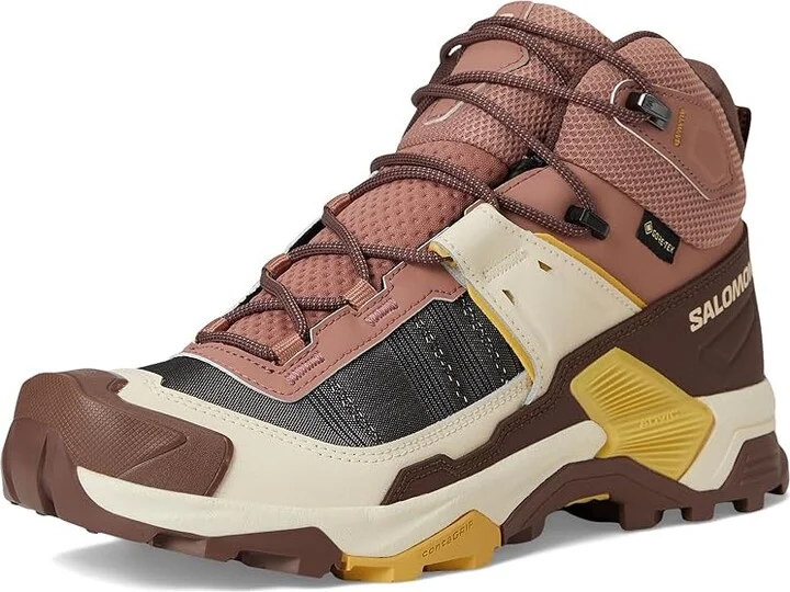 Salomon X Ultra 5 Mid GTX(r) Women's Running Shoes Burlwood/French Roast/Rattan : 6 B - Medium, Synthetic - Image 5