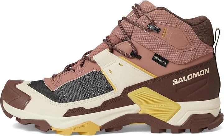Salomon X Ultra 5 Mid GTX(r) Women's Running Shoes Burlwood/French Roast/Rattan : 6 B - Medium, Synthetic - Image 6