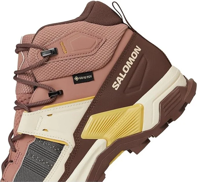 Salomon X Ultra 5 Mid GTX(r) Women's Running Shoes Burlwood/French Roast/Rattan : 6 B - Medium, Synthetic - Image 7