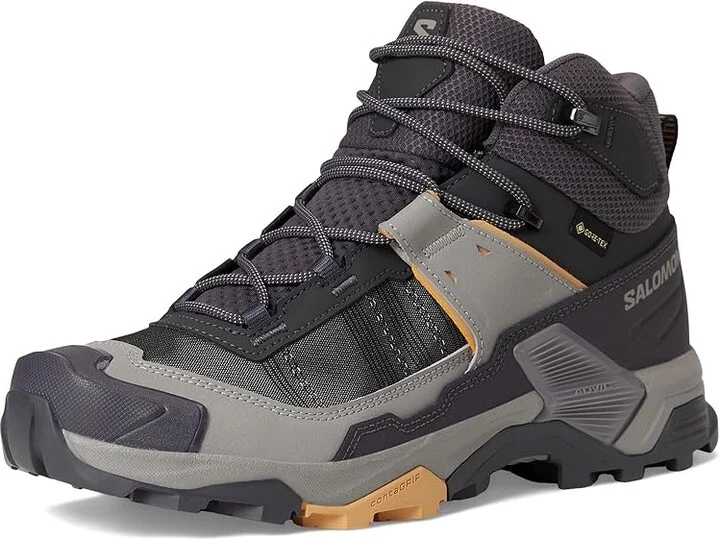 Salomon X Ultra 5 Mid GTX(r) Women's Running Shoes Nine Iron/Gull/Soft Clay : 10.5 B - Medium, Synthetic - Image 5