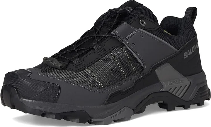 Salomon X Ultra 5 Wide GTX(r) Men's Running Shoes Black/Asphalt/Castlerock : 9.5 D - Medium - Image 5