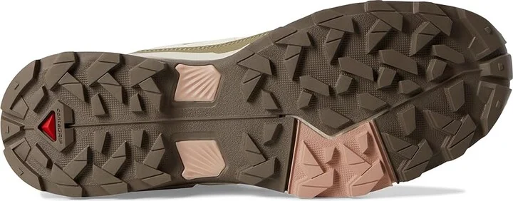 Salomon X Ultra 5 Women's Running Shoes Aloe/Shortbread/Mahogany Rose : 9.5 B - Medium, Leather - Image 3
