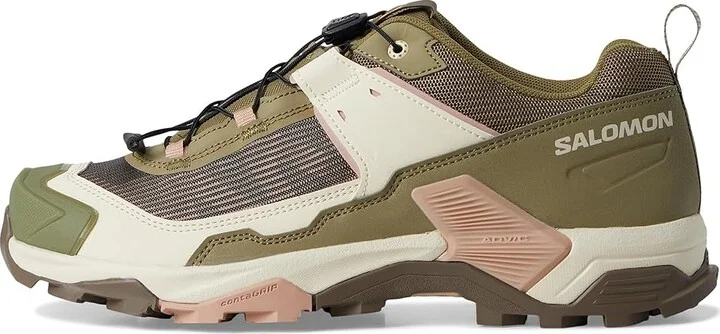 Salomon X Ultra 5 Women's Running Shoes Aloe/Shortbread/Mahogany Rose : 9.5 B - Medium, Leather - Image 6