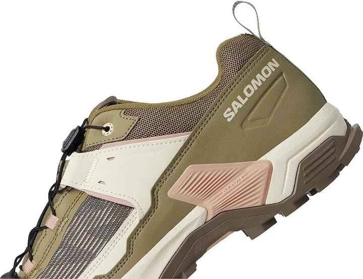 Salomon X Ultra 5 Women's Running Shoes Aloe/Shortbread/Mahogany Rose : 9.5 B - Medium, Leather - Image 7