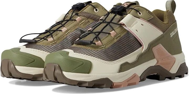 Salomon X Ultra 5 Women's Running Shoes Aloe/Shortbread/Mahogany Rose : 9.5 B - Medium, Leather