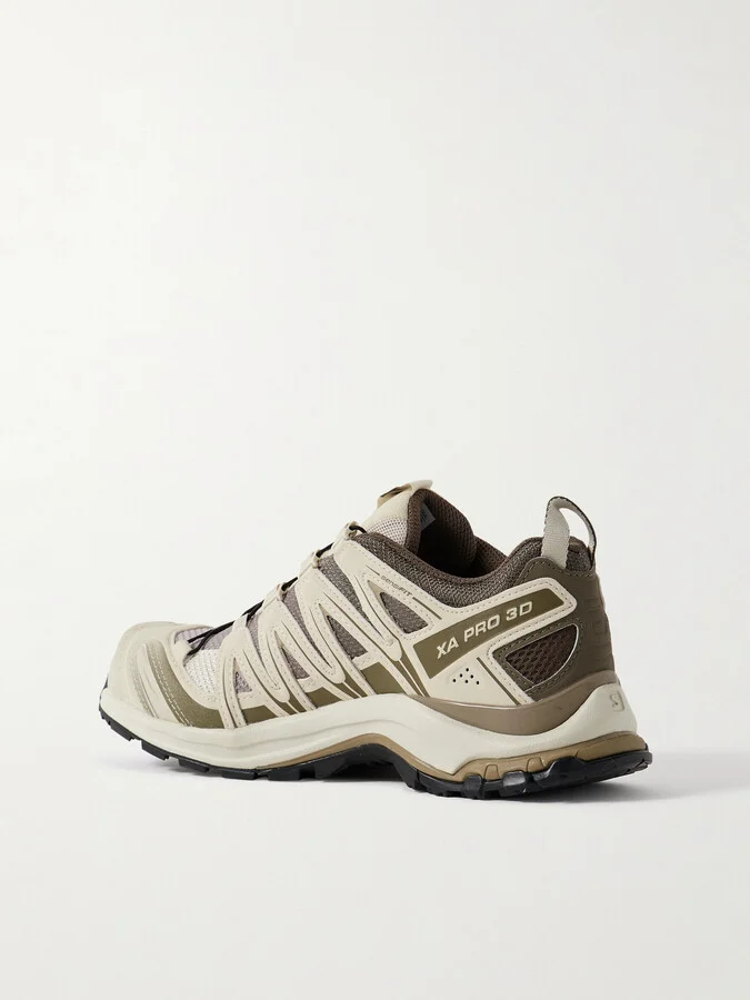 Salomon - Xa Pro 3d Rubber-trimmed Mesh Sneakers - Brown - Image 3