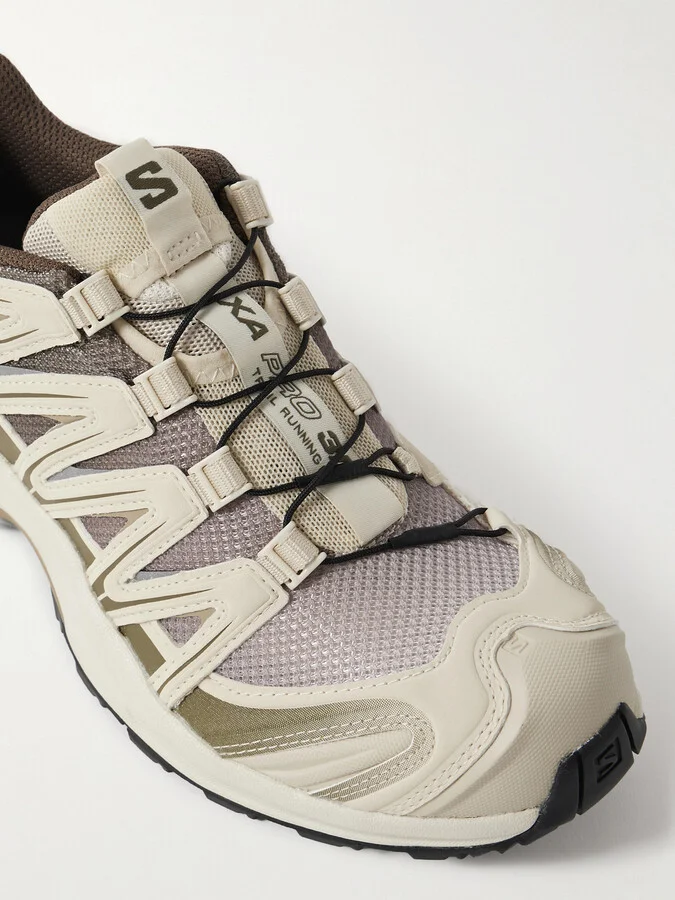 Salomon - Xa Pro 3d Rubber-trimmed Mesh Sneakers - Brown - Image 4
