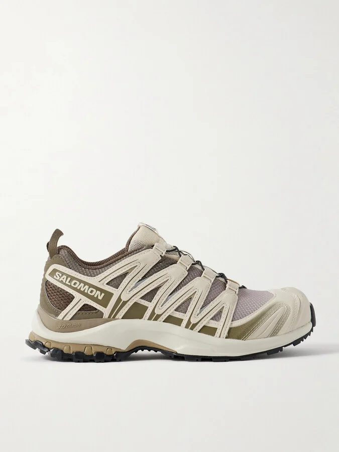 Salomon - Xa Pro 3d Rubber-trimmed Mesh Sneakers - Brown
