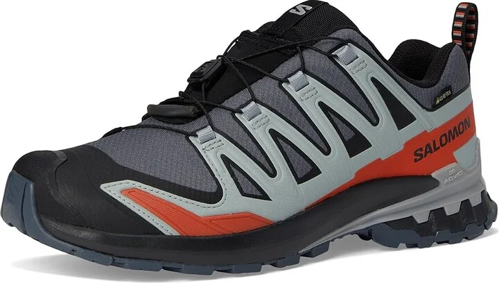 Salomon XA Pro 3D V9 GORE-TEX(r) Men's Shoes Turbulence/Black/Burnt Ochre : 12.5 D - Medium - Image 5