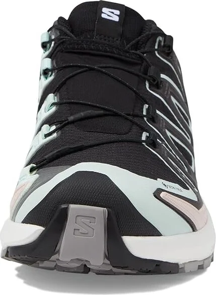 Salomon XA Pro 3D V9 GORE-TEX(r) Women's Shoes Black/Bleached Aqua/Harbor Blue : 6.5 B - Medium - Image 3