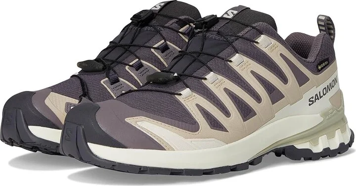 Salomon XA Pro 3D V9 GORE-TEX(r) Women's Shoes Nine Iron/Oxford Tan/Alfalfa : 6.5 B - Medium