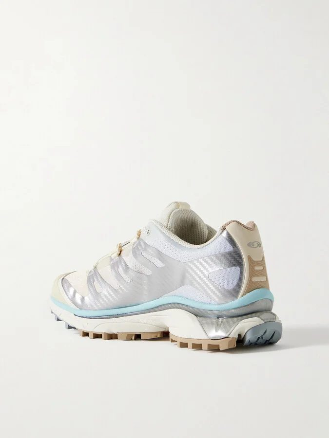 Salomon - Xt-4 Og Rubber-trimmed Mesh Sneakers - Silver - Image 3