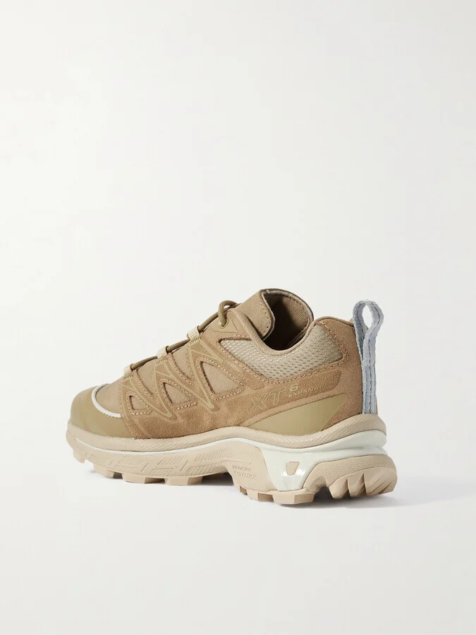 Salomon - Xt-6 Expanse Ltr Rubber-trimmed Leather, Suede And Mesh Sneakers - Neutrals - Image 3