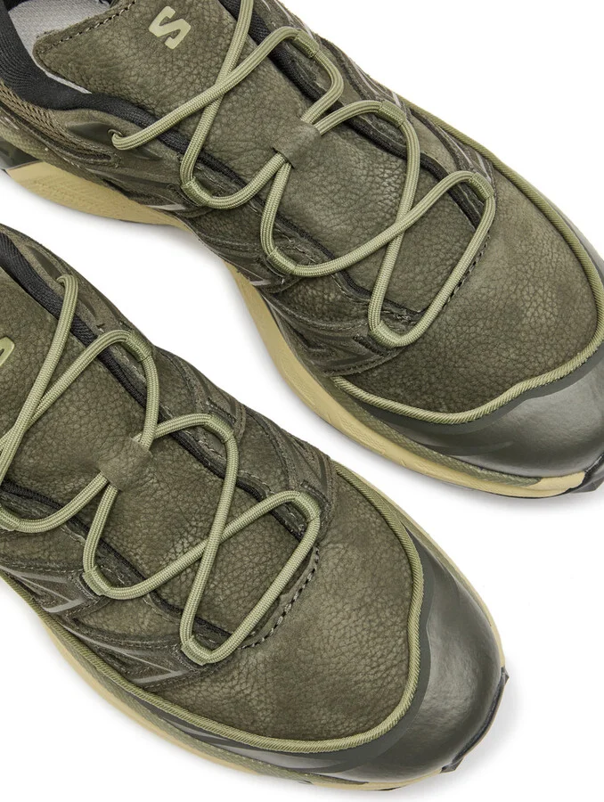 Salomon XT-6 Expanse Panelled Grained Suede Sneakers - Image 3