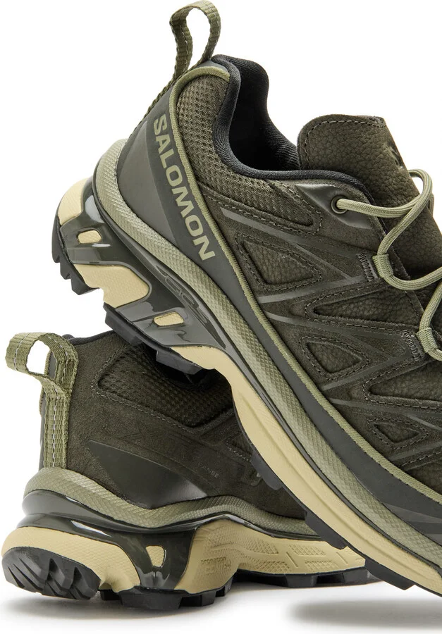 Salomon XT-6 Expanse Panelled Grained Suede Sneakers - Image 4