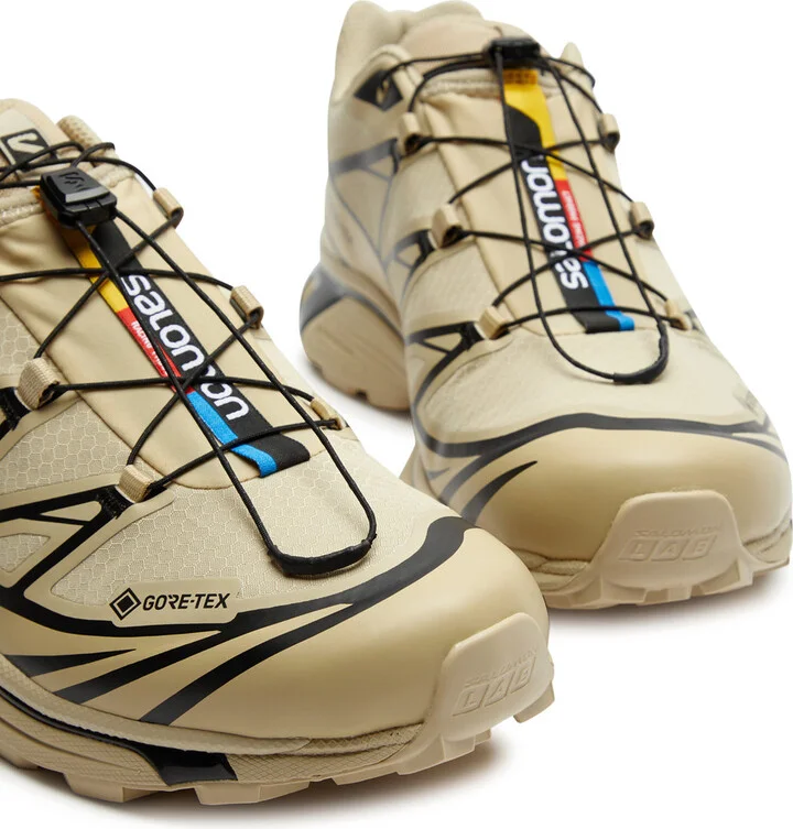 Salomon XT-6 Gore-tex Panelled Mesh Sneakers - Image 3